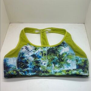 Athleta Multi Colored Sports Bra Small